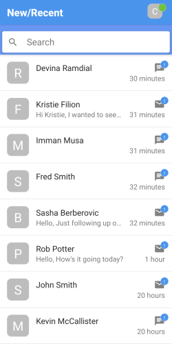 StayInContact - Mobile Contacts Example